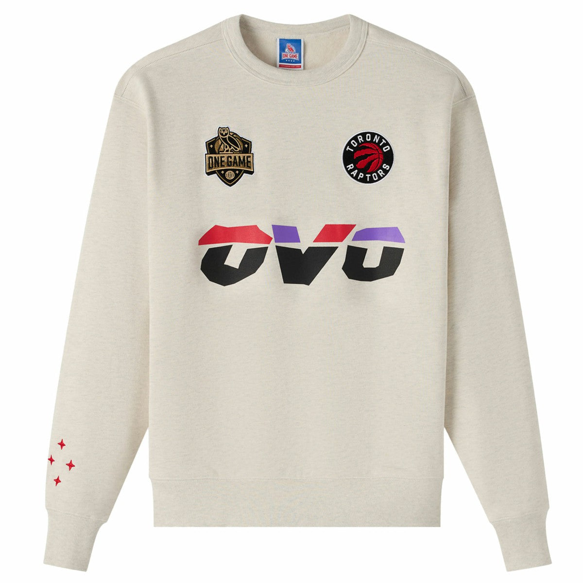 Toronto Raptors OVO x NBA Fleece Sweatshirt Natural - NBA