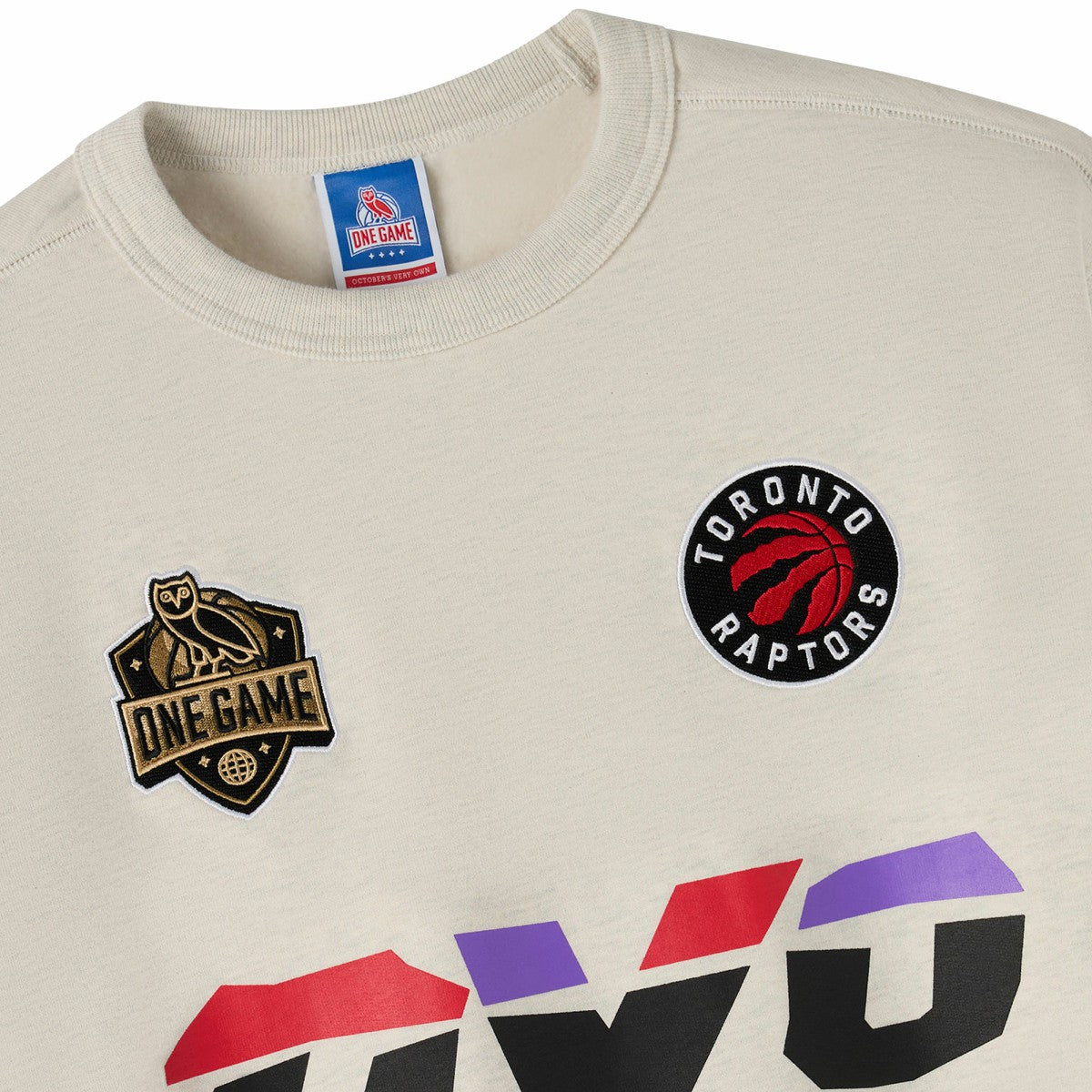 Toronto Raptors OVO x NBA Fleece Sweatshirt Natural - NBA