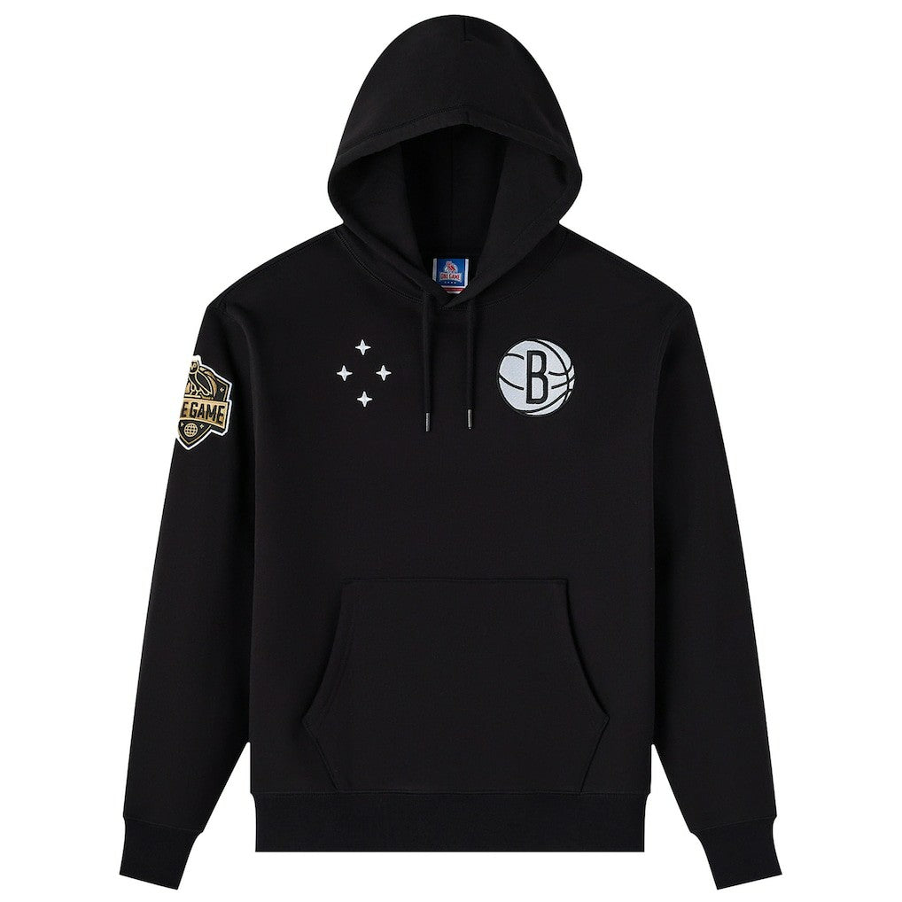 Brooklyn Nets OVO x NBA Fleece Hoodie Black - NBA