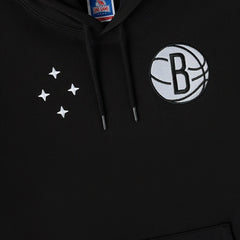 Brooklyn Nets OVO x NBA Fleece Hoodie Black - NBA