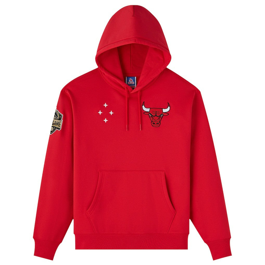 Chicago Bulls OVO x NBA Fleece Hoodie Red - NBA