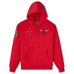 Chicago Bulls OVO x NBA Fleece Hoodie Red - NBA