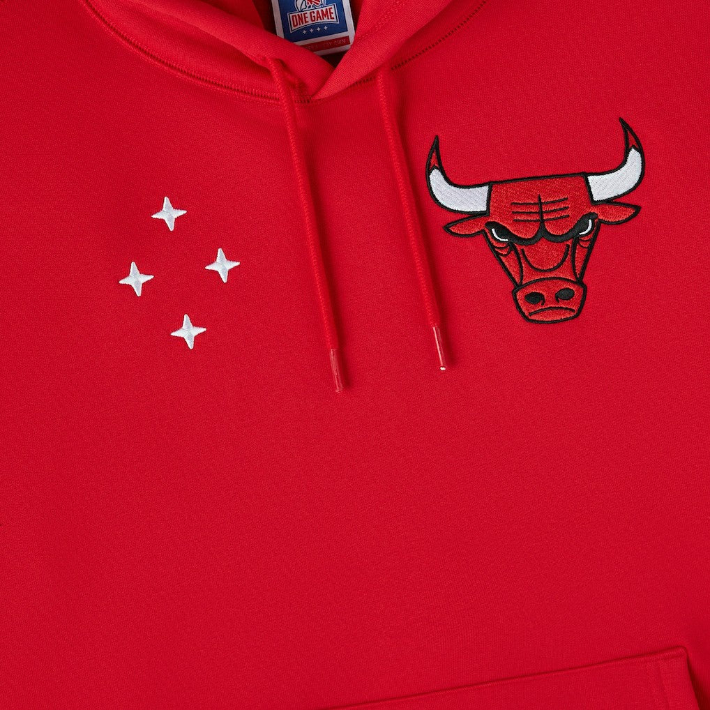 Chicago Bulls OVO x NBA Fleece Hoodie Red - NBA