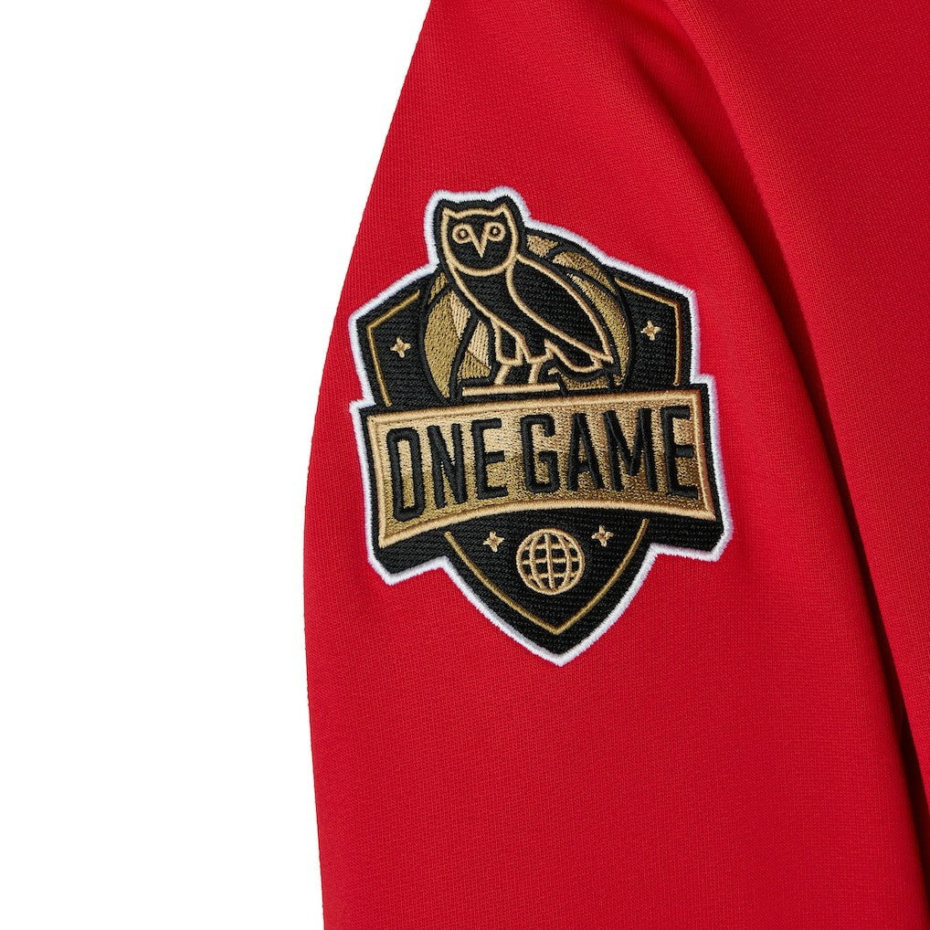 Chicago Bulls OVO x NBA Fleece Hoodie Red - NBA