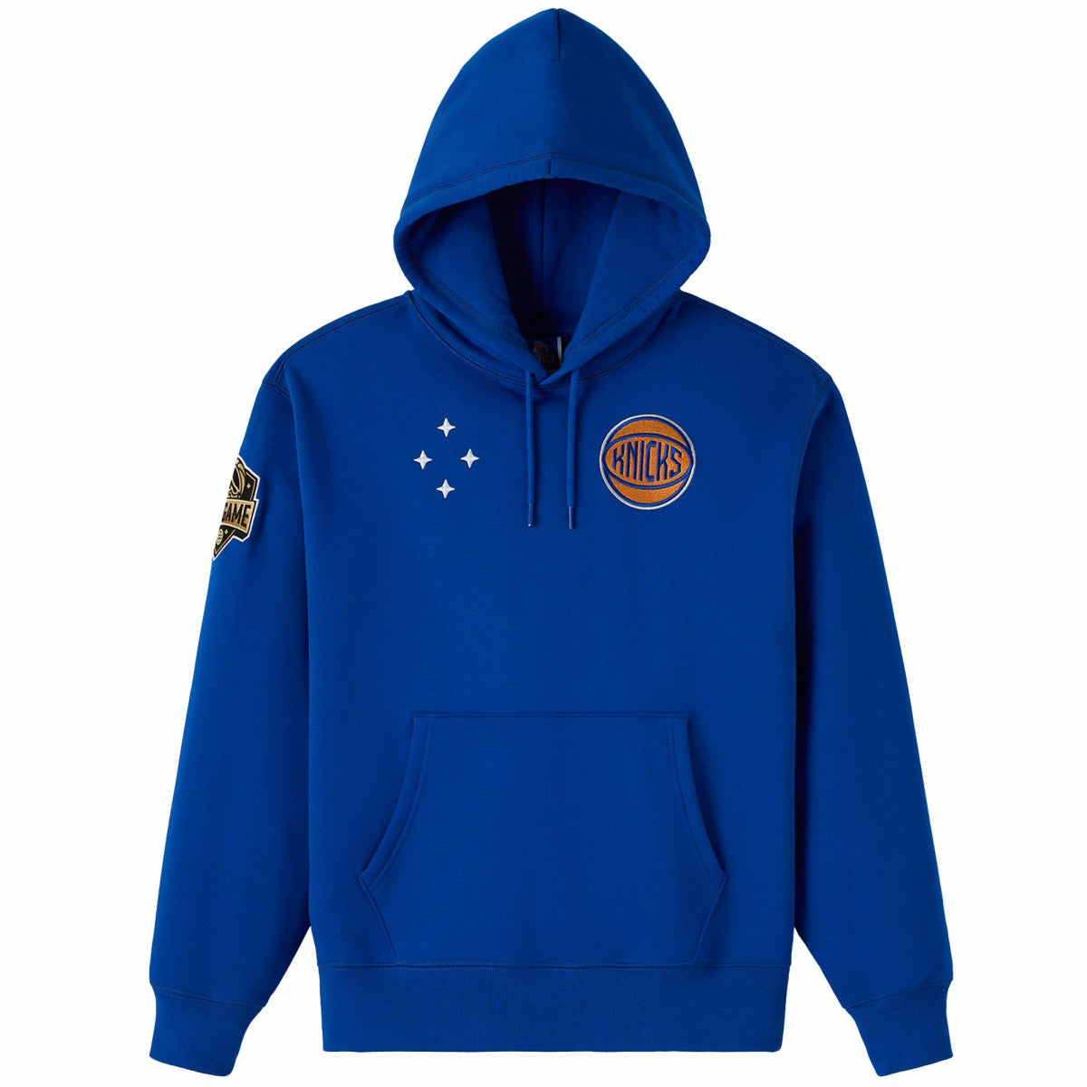 New York Knicks OVO x NBA Fleece Hoodie Blue - NBA