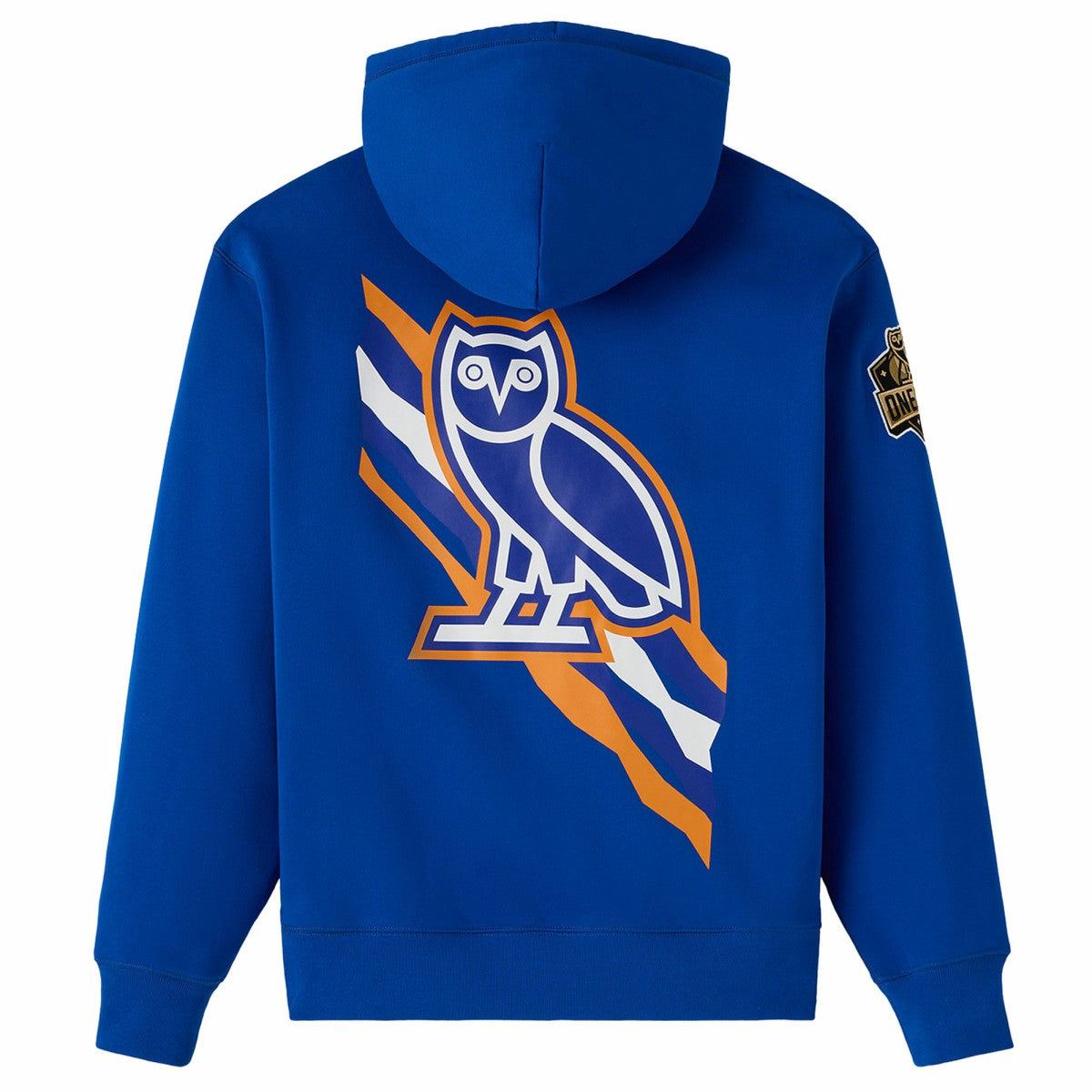 New York Knicks OVO x NBA Fleece Hoodie Blue - NBA