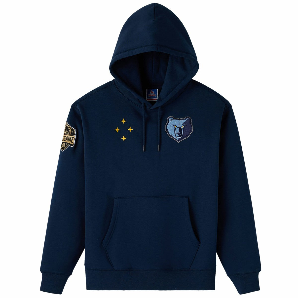 Memphis Grizzlies OVO x NBA Fleece Hoodie Navy - NBA