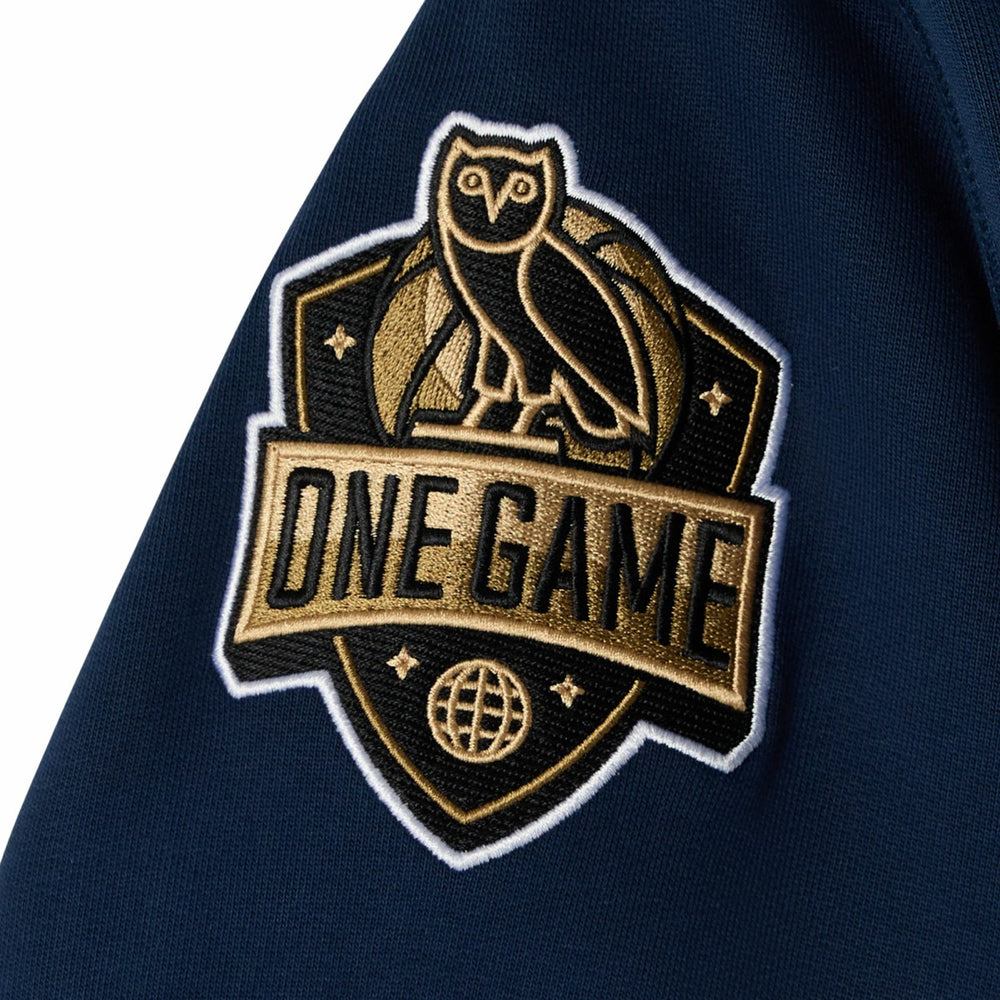 Memphis Grizzlies OVO x NBA Fleece Hoodie Navy - NBA