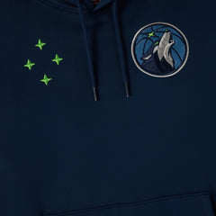 Minnesota Timberwolves OVO x NBA Fleece Hoodie Navy - NBA