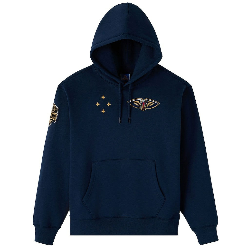 New Orleans Pelicans OVO x NBA Fleece Hoodie Navy - NBA