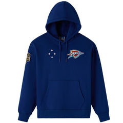 Oklahoma City Thunder OVO x NBA Fleece Hoodie Blue - NBA
