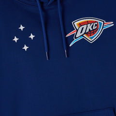 Oklahoma City Thunder OVO x NBA Fleece Hoodie Blue - NBA