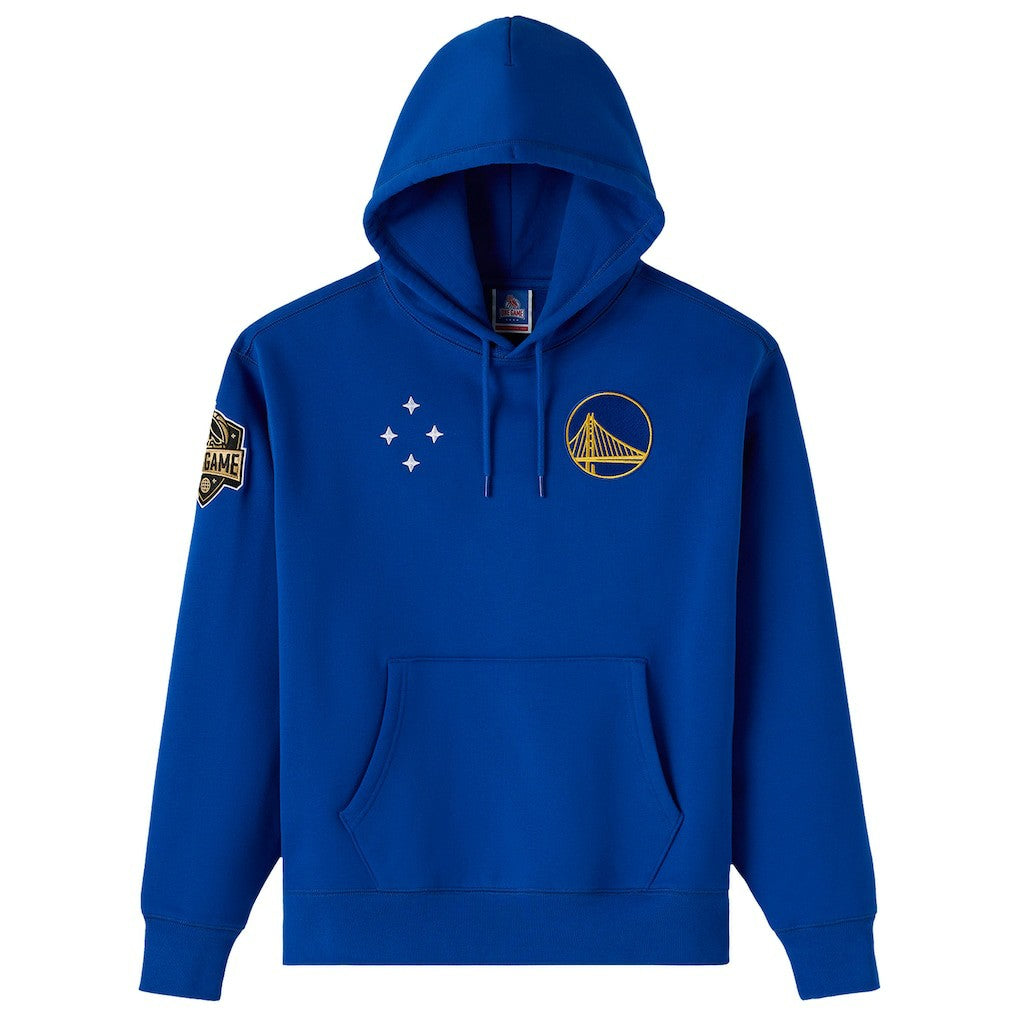 Golden State Warriors OVO x NBA Fleece Hoodie Royal - NBA
