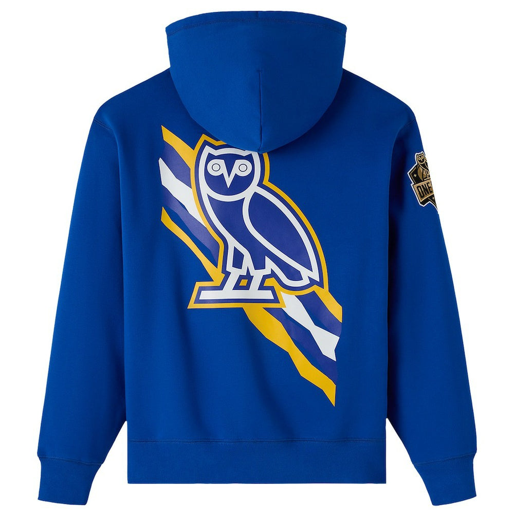 Golden State Warriors OVO x NBA Fleece Hoodie Royal - NBA