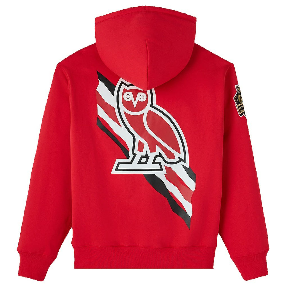 Houston Rockets OVO x NBA Fleece Hoodie Red - NBA