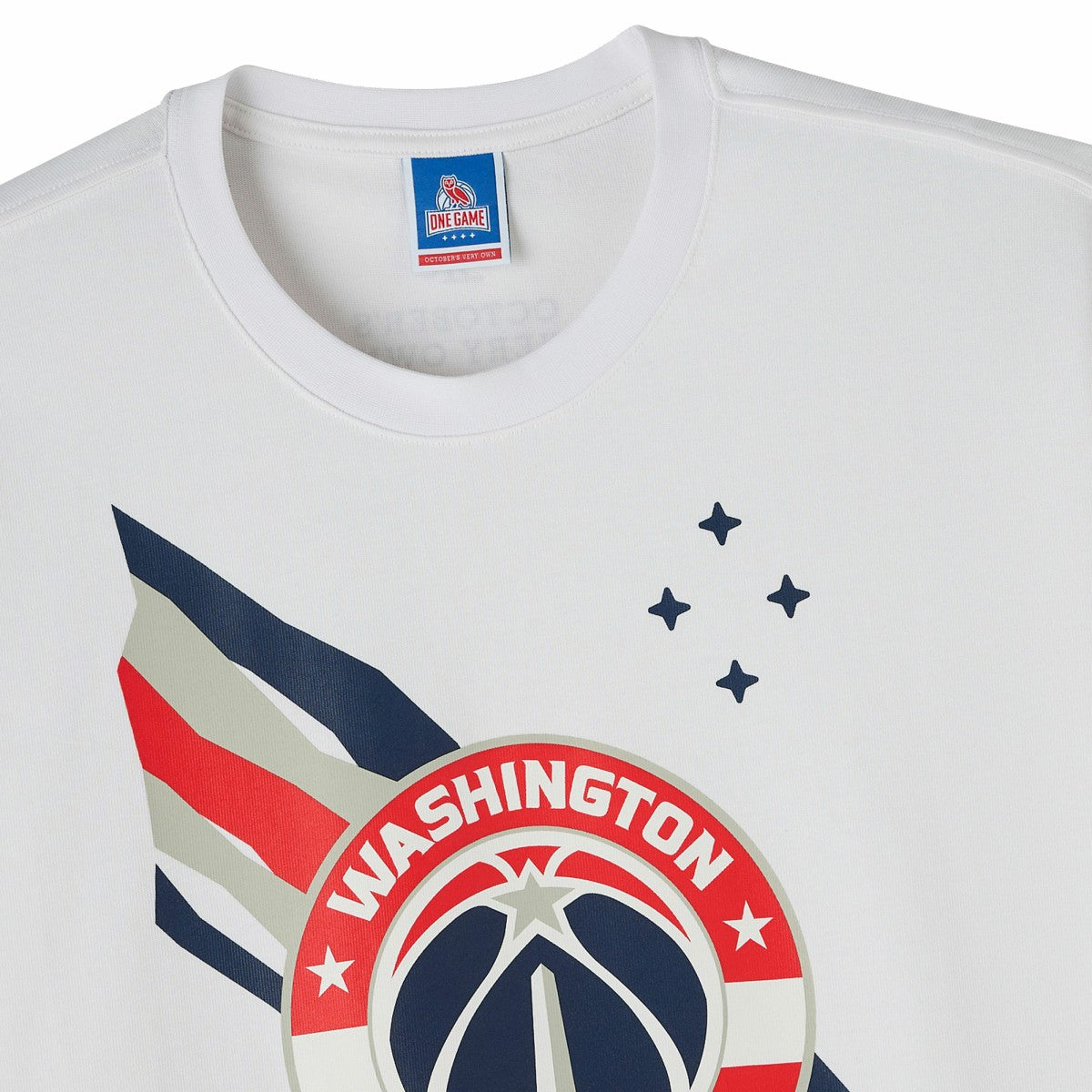 Washington Wizards OVO x NBA Heavyweight T-Shirt White - NBA