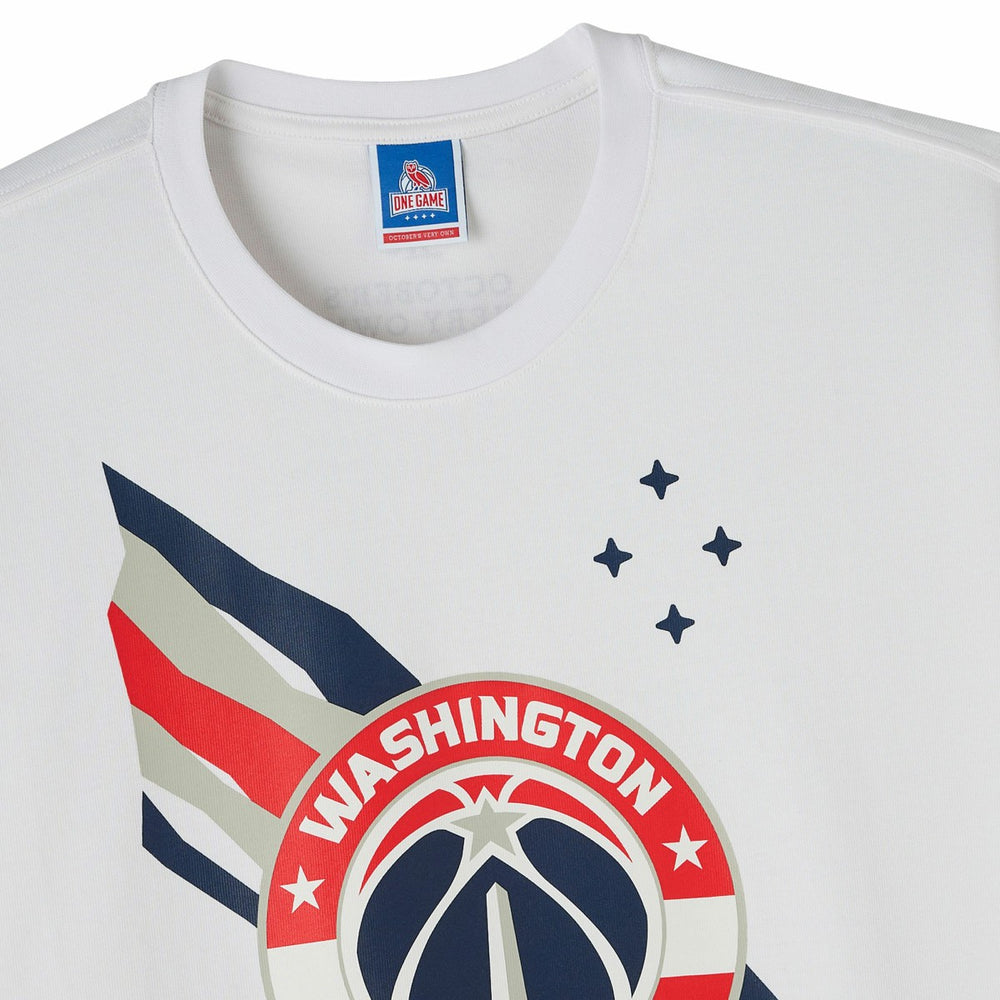 Washington Wizards OVO x NBA Heavyweight T-Shirt White - NBA
