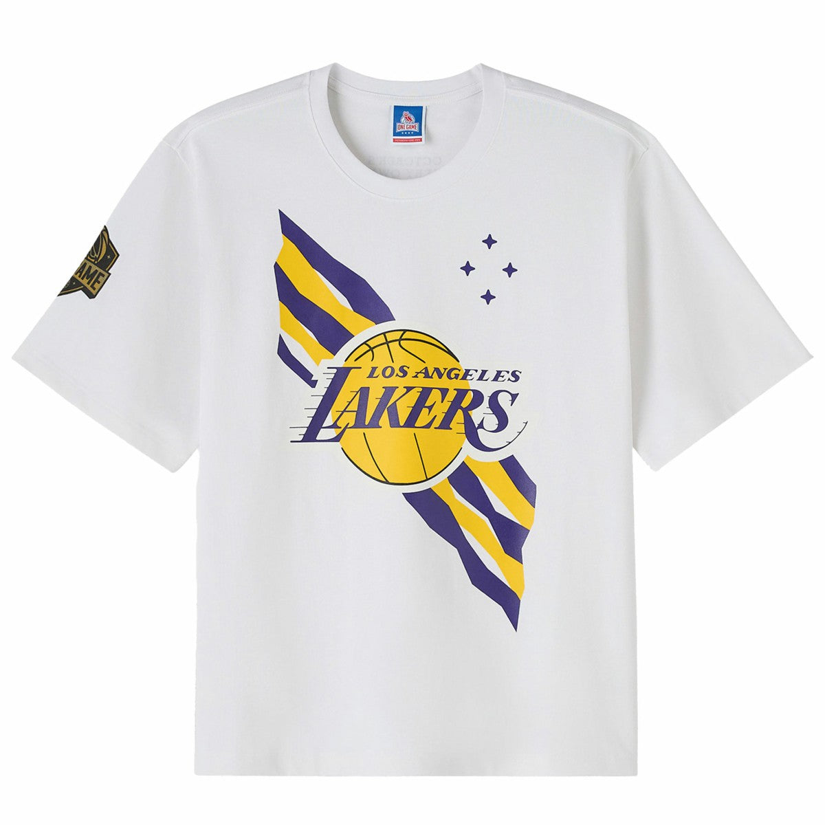 Los Angeles Lakers OVO x NBA Heavyweight T-Shirt White - NBA