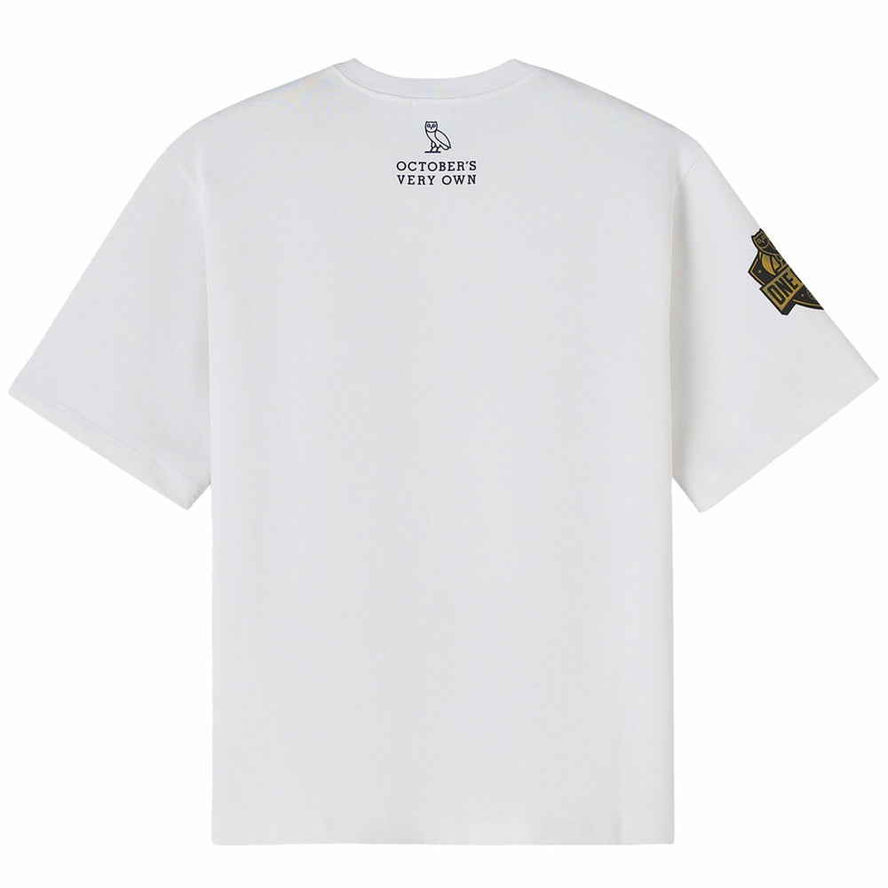 Los Angeles Lakers OVO x NBA Heavyweight T-Shirt White - NBA