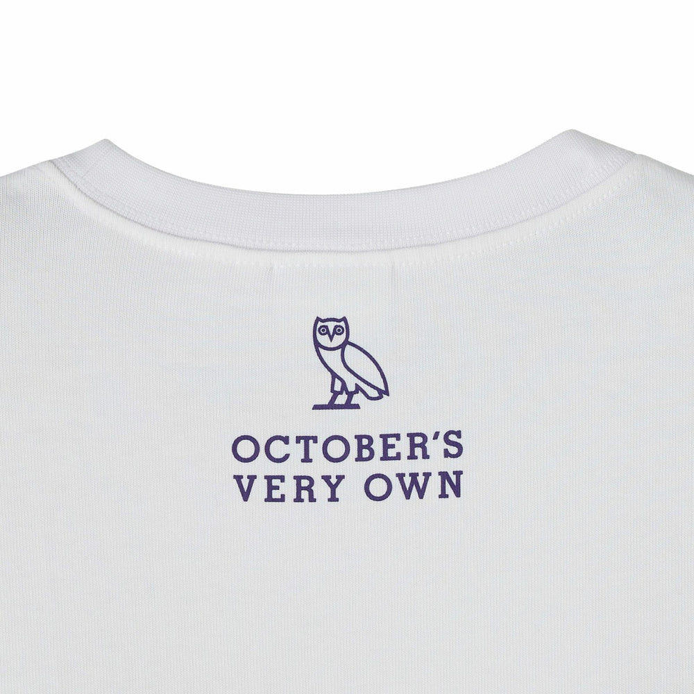 Los Angeles Lakers OVO x NBA Heavyweight T-Shirt White - NBA