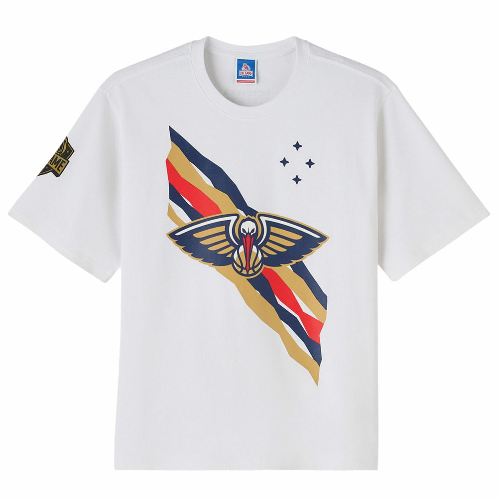 New Orleans Pelicans OVO x NBA Heavyweight T-Shirt White - NBA
