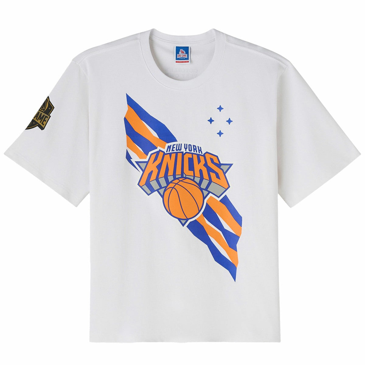 New York Knicks OVO x NBA Heavyweight T-Shirt White - NBA