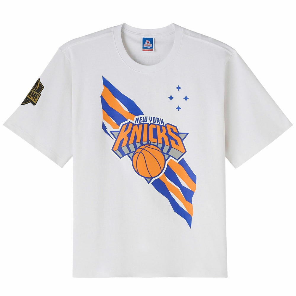 New York Knicks OVO x NBA Heavyweight T-Shirt White - NBA