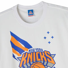 New York Knicks OVO x NBA Heavyweight T-Shirt White - NBA