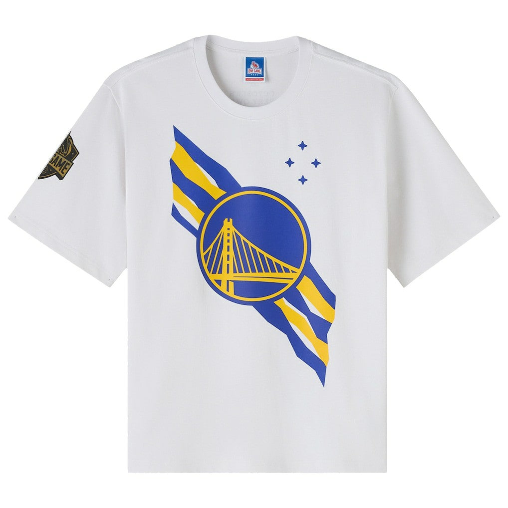Golden State Warriors OVO x NBA Heavyweight T-Shirt White - NBA
