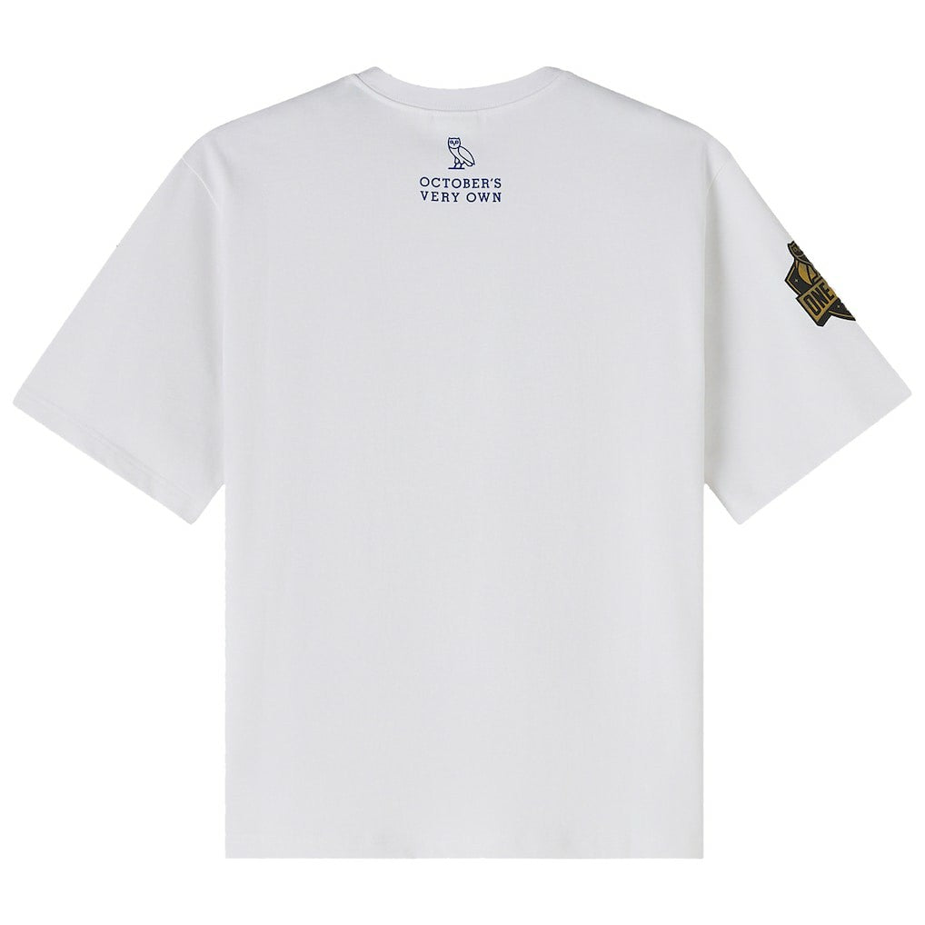Golden State Warriors OVO x NBA Heavyweight T-Shirt White - NBA