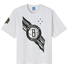 Brooklyn Nets OVO x NBA Heavyweight T-Shirt White - NBA