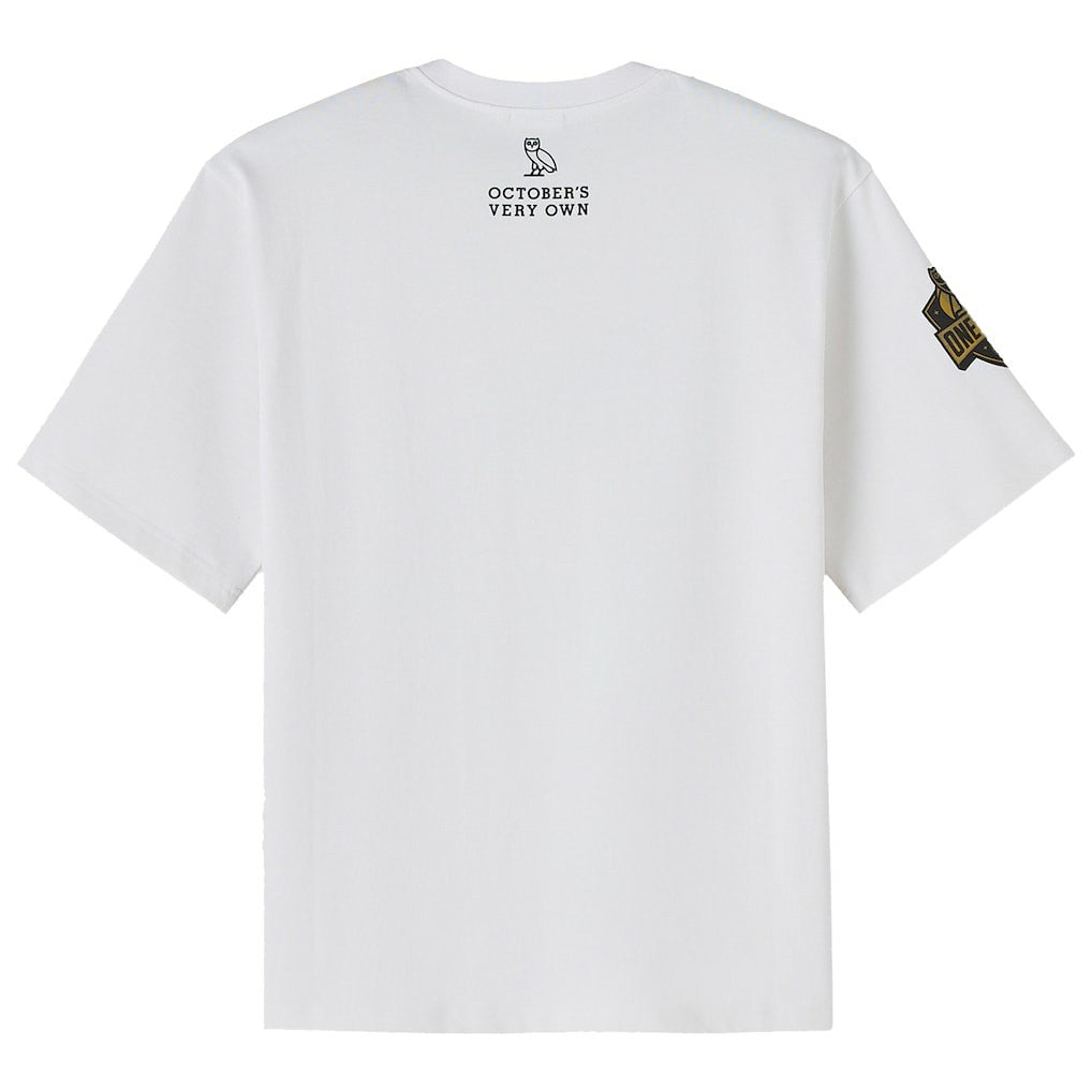 Brooklyn Nets OVO x NBA Heavyweight T-Shirt White - NBA