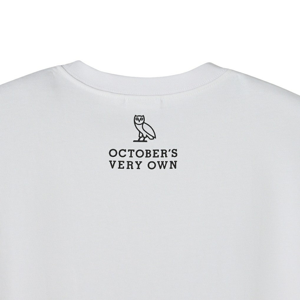 Brooklyn Nets OVO x NBA Heavyweight T-Shirt White - NBA