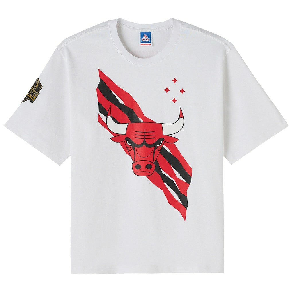Chicago Bulls OVO x NBA Heavyweight T-Shirt White - NBA