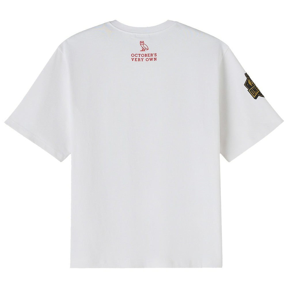 Chicago Bulls OVO x NBA Heavyweight T-Shirt White - NBA
