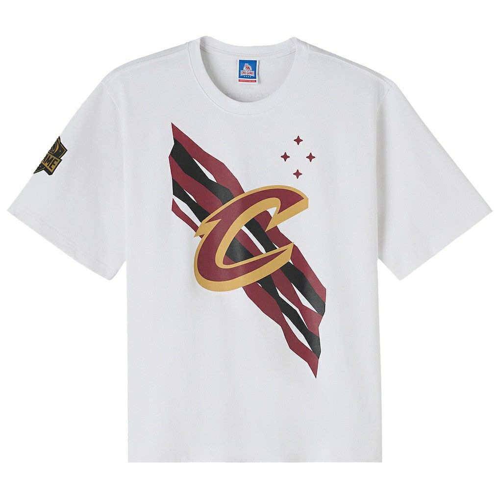 Cleveland Cavaliers OVO x NBA Heavyweight T-Shirt White - NBA