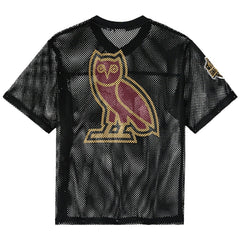 Cleveland Cavaliers OVO x NBA Mesh Football Fashion Jersey Black - NBA