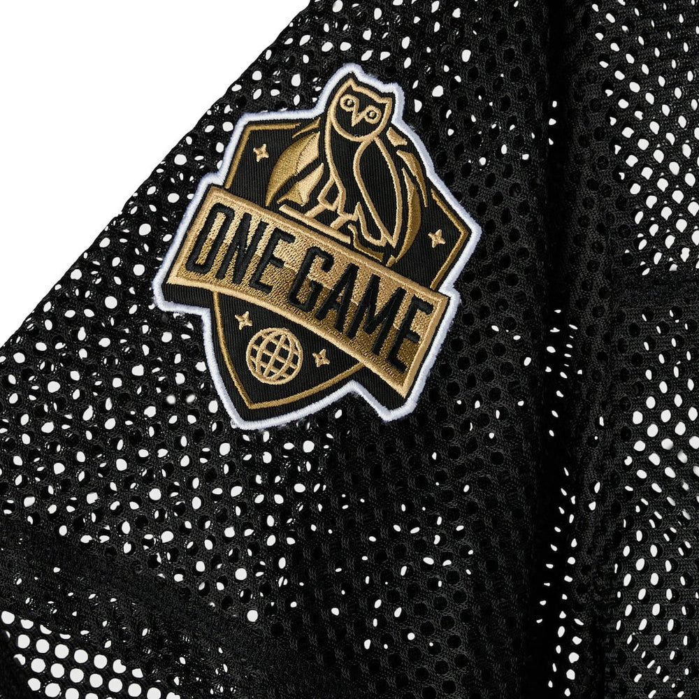 Cleveland Cavaliers OVO x NBA Mesh Football Fashion Jersey Black - NBA