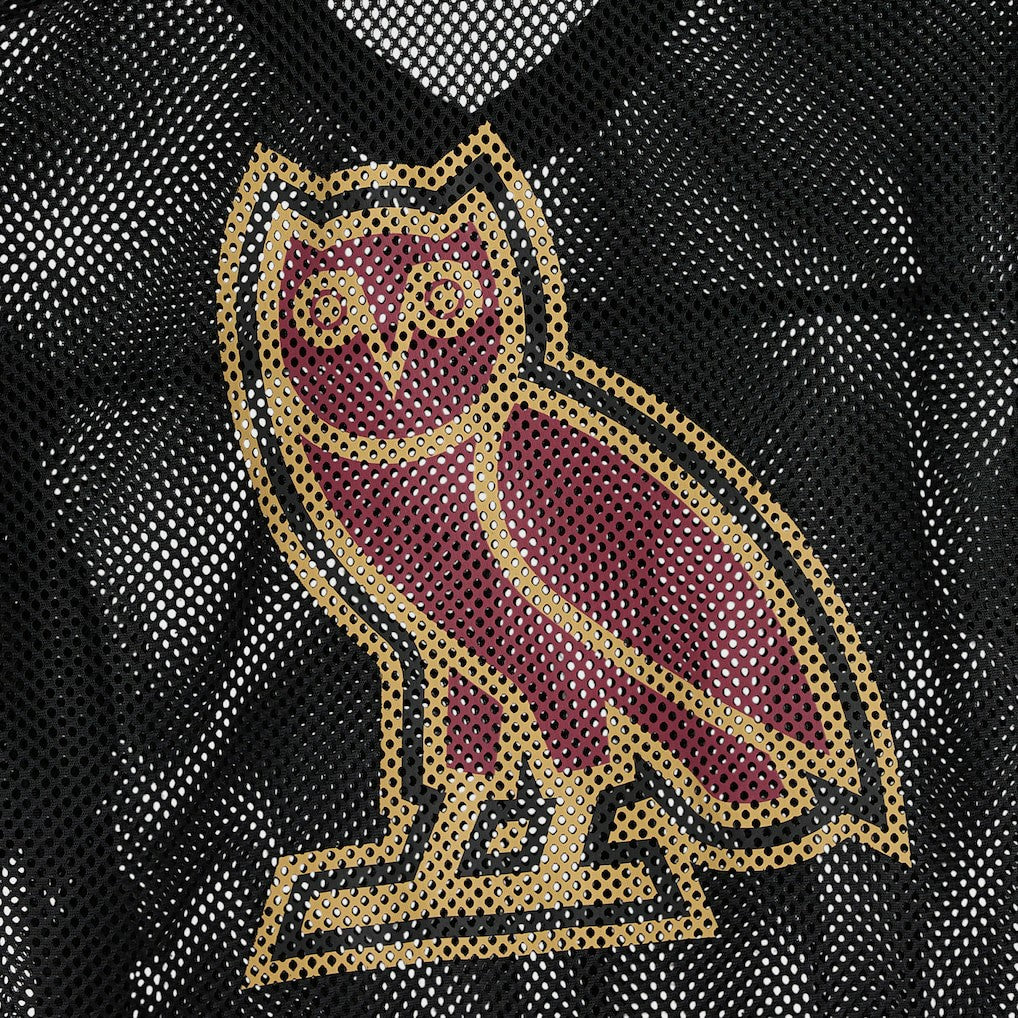 Cleveland Cavaliers OVO x NBA Mesh Football Fashion Jersey Black - NBA