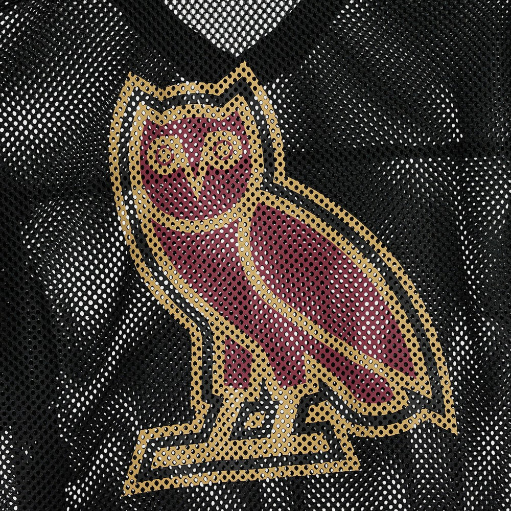 Cleveland Cavaliers OVO x NBA Mesh Football Fashion Jersey Black - NBA