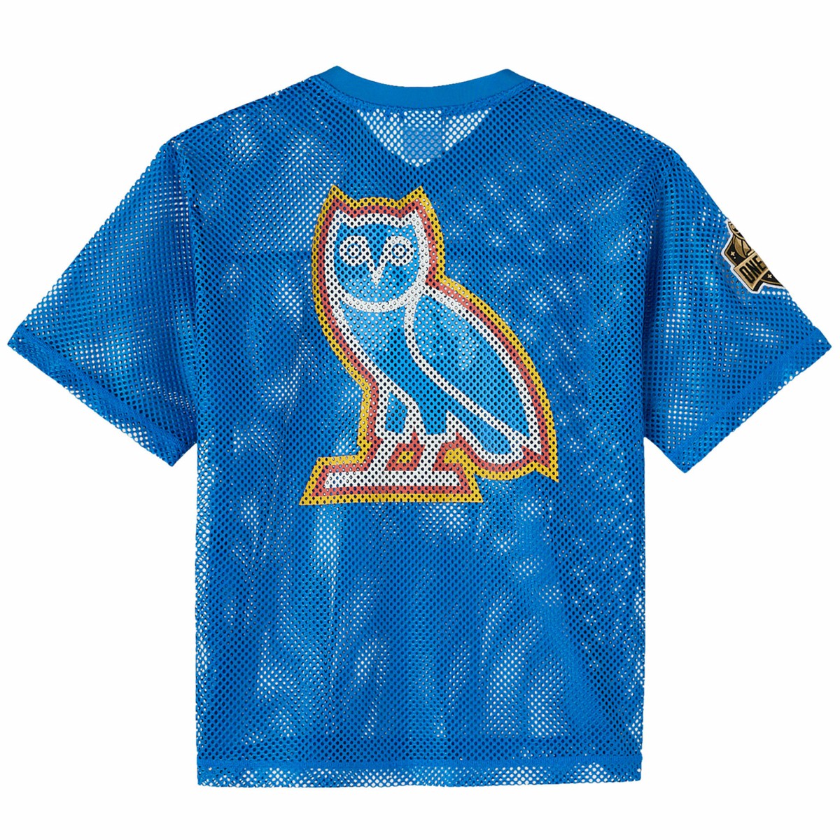 Oklahoma City Thunder OVO x NBA Mesh Football Fashion Jersey Blue - NBA