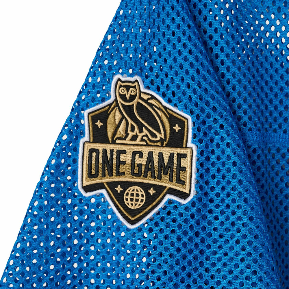 Oklahoma City Thunder OVO x NBA Mesh Football Fashion Jersey Blue - NBA