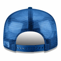 New York Knicks Core Logo Meshback 9FIFTY Snapback Hat Blue - NBA