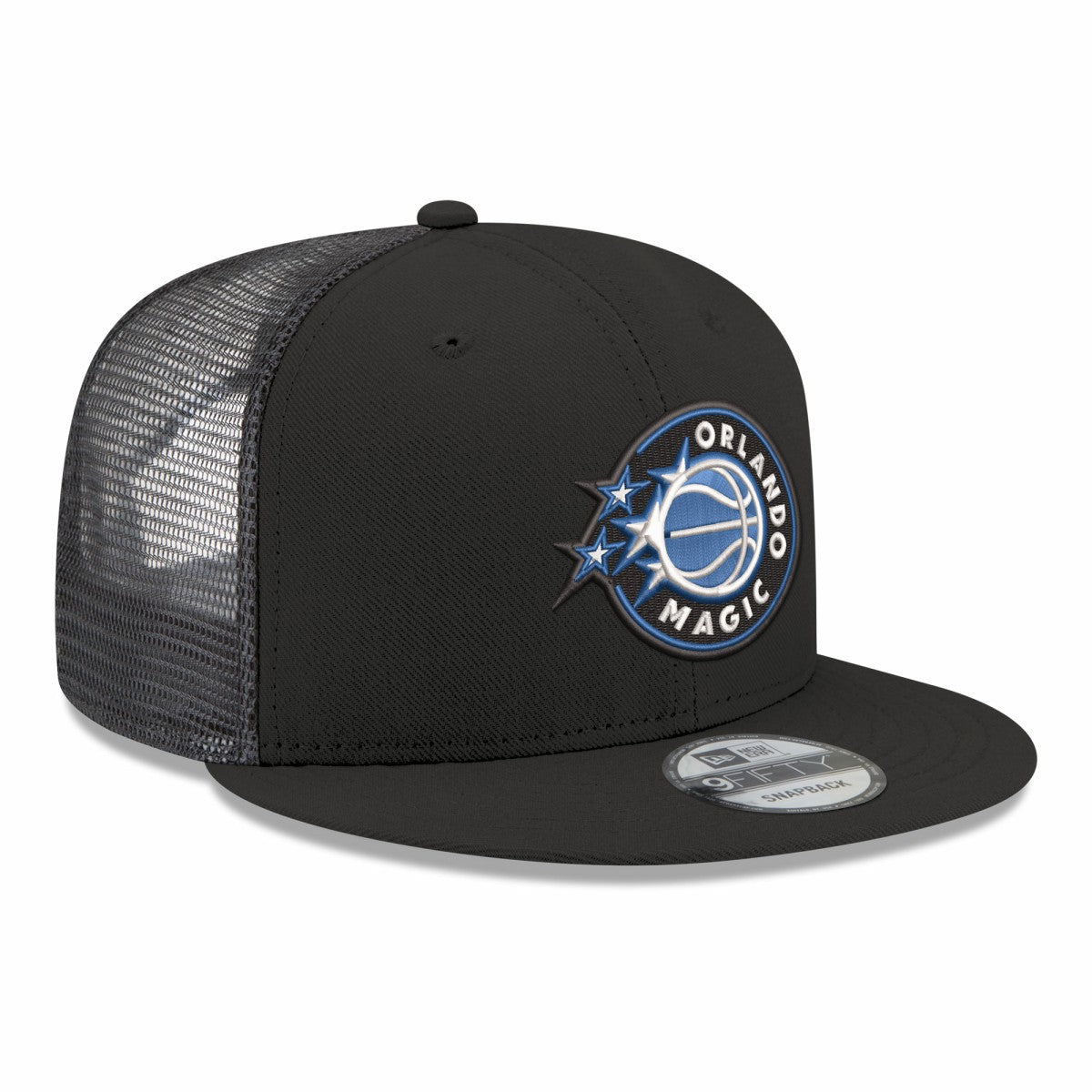 Orlando Magic Core Logo Meshback 9FIFTY Snapback Hat Black - NBA