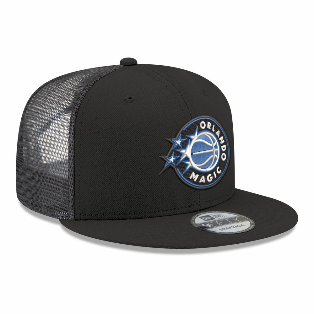 Orlando Magic Core Logo Meshback 9FIFTY Snapback Hat Black - NBA