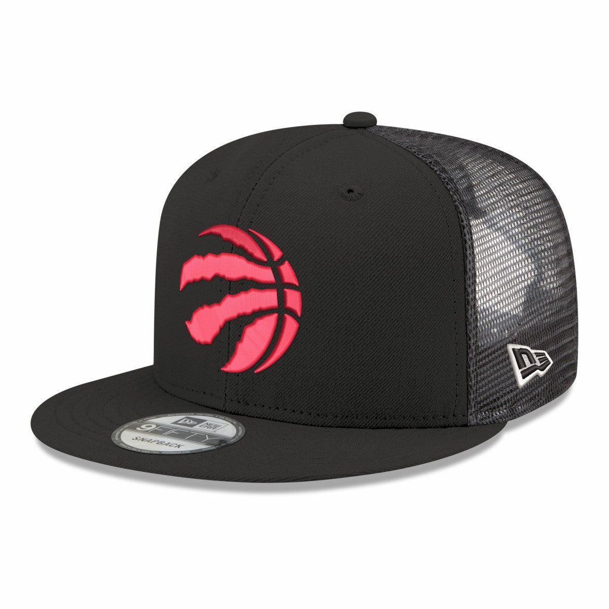 Toronto Raptors Core Logo Meshback 9FIFTY Snapback Hat Black - NBA