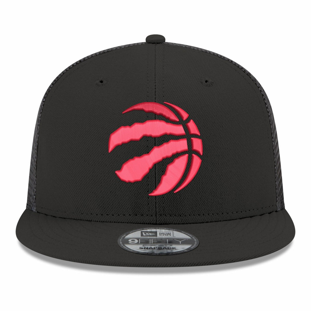 Toronto Raptors Core Logo Meshback 9FIFTY Snapback Hat Black - NBA