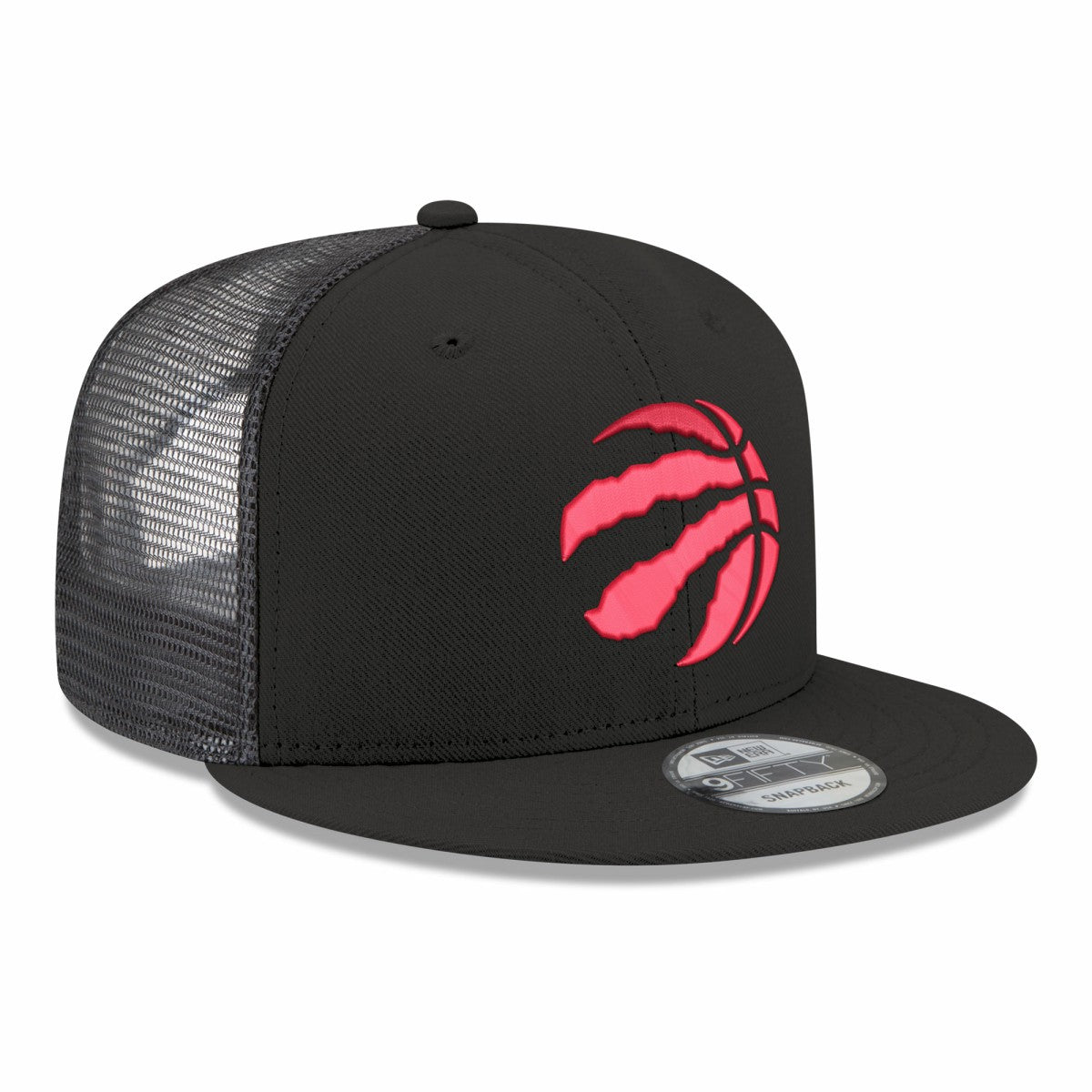 Toronto Raptors Core Logo Meshback 9FIFTY Snapback Hat Black - NBA