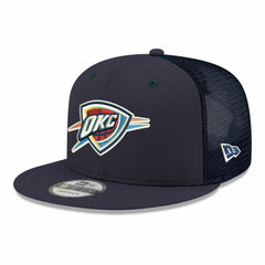 Oklahoma City Thunder Core Logo Meshback 9FIFTY Snapback Hat Navy - NBA