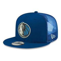 Dallas Mavericks Core Logo Meshback 9FIFTY Snapback Hat Navy - NBA